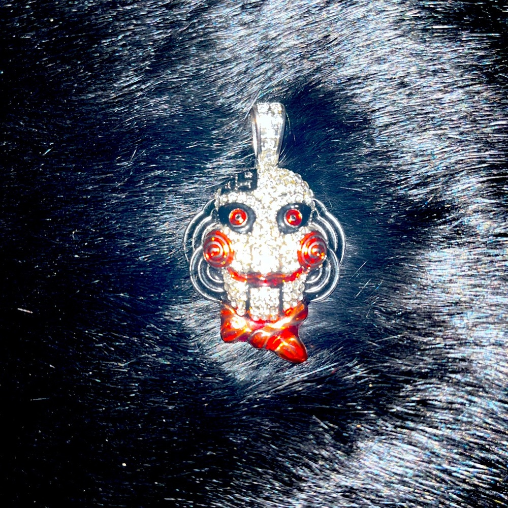 Jigsaw with Crystal Pendant